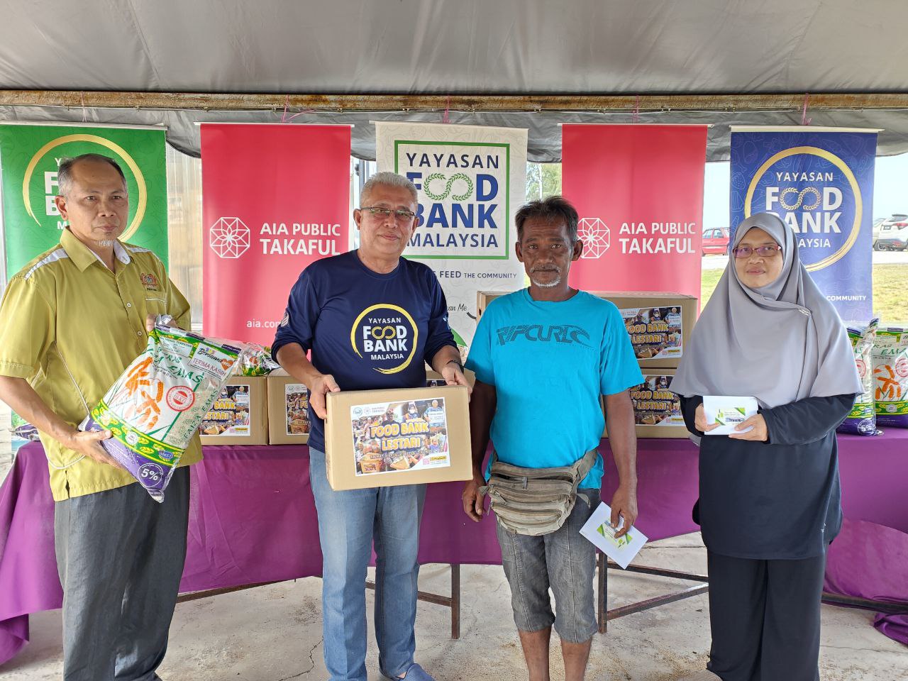 Read more about the article Food Bank Lestari AIA Public Takaful di Nenasi, Pekan Pahang